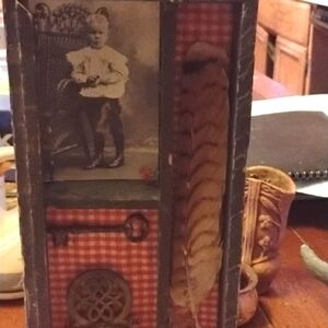 Vintage wall display